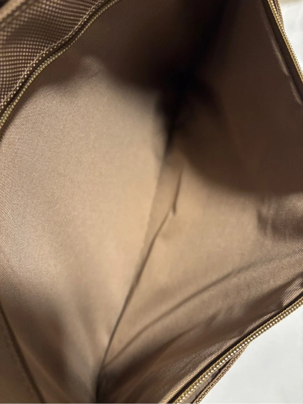 Hartmann Brown Canvas Messenger Bag with Tan Leather Trim